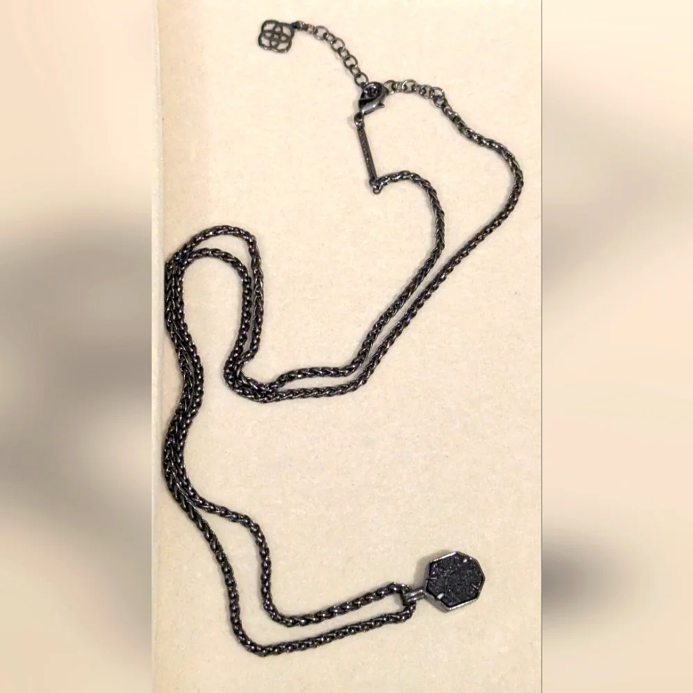 Kendra Scott Oliver Necklace With Dustbag EUC. Adjustable 26-28" - Picture 6 of 8